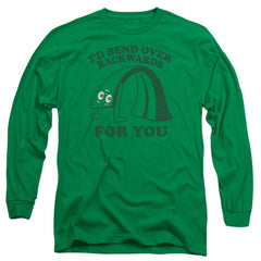 Gumby Bend Backwards Men's 18/1 Cotton Long-Sleeve T-Shirt