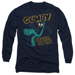 Gumby Bend There Men's 18/1 Cotton Long-Sleeve T-Shirt