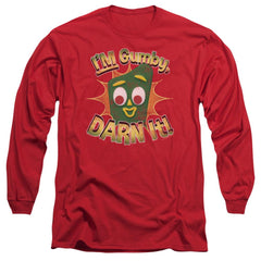Gumby Darn It Men's 18/1 Cotton Long-Sleeve T-Shirt