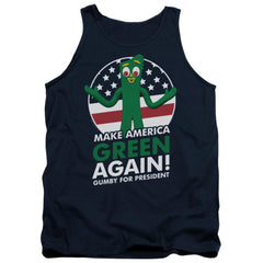 Gumby For President Men's 18/1 Cotton Tank Top