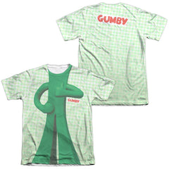 Gumby Gumb Me Sub (Front/Back Print) Men's Regular Fit Poly Cotton Short-Sleeve T-Shirt