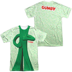 Gumby Gumb Me Sub (Front/Back Print) Men's Regular Fit Polyester Short-Sleeve T-Shirt