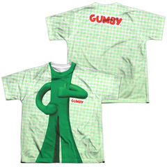 Gumby Gumb Me Sub (Front/Back Print) Youth Regular Fit Poly Short-Sleeve T-Shirt