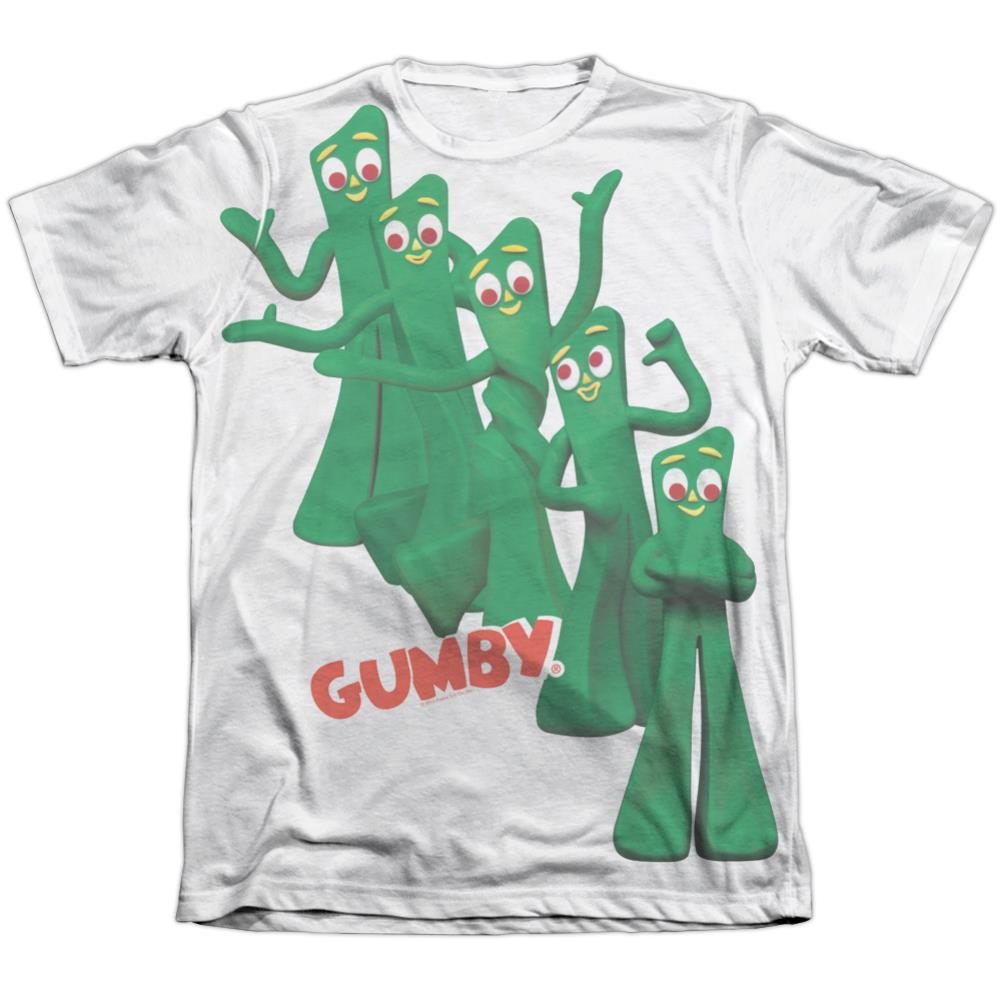 Gumby Moves Men's Regular Fit Poly Cotton Short-Sleeve T-Shirt
