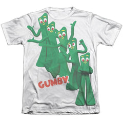Gumby Moves Men's Regular Fit Poly Cotton Short-Sleeve T-Shirt
