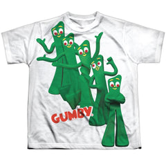 Gumby Moves Youth Regular Fit Poly Short-Sleeve T-Shirt