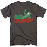Gumby On Logo Men's 18/1 Cotton Short-Sleeve T-Shirt
