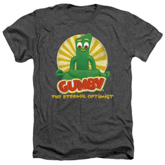 Gumby Optimist Men's 30/1 Heather 60 40 Poly Short-Sleeve T-Shirt