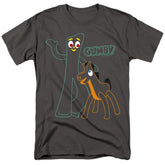 Gumby Outlines Men's 18/1 Cotton Short-Sleeve T-Shirt