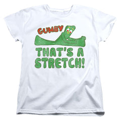 Gumby That's A Stretch Women's 18/1 Cotton Short-Sleeve T-Shirt