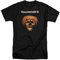 Halloween II Pumpkin Shell Men's 18/1 Tall Cotton Short-Sleeve T-Shirt
