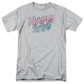Happy Days Distressed Men's 18/1 Cotton Short-Sleeve T-Shirt