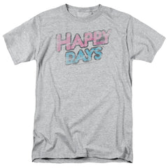Happy Days Distressed Men's 18/1 Cotton Short-Sleeve T-Shirt