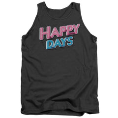 Happy Days Happy Days Logo Men's 18/1 Cotton Tank Top