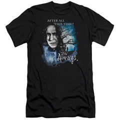 Harry Potter Always Men's Ultra-Soft 30/1 Cotton Slim Short-Sleeve T-Shirt