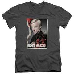 Harry Potter Draco Frame Men's 30/1 Cotton Slim V-Neck T-Shirt