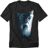 Harry Potter Dumbledore Face Men's 18/1 Cotton Short-Sleeve T-Shirt