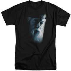 Harry Potter Dumbledore Face Men's 18/1 Tall Cotton Short-Sleeve T-Shirt