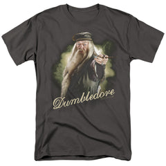 Harry Potter Dumbledore Wand Men's 18/1 Cotton Short-Sleeve T-Shirt
