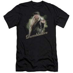 Harry Potter Dumbledore Wand Men's Ultra-Soft 30/1 Cotton Slim Short-Sleeve T-Shirt