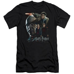 Harry Potter Final Fight Men's Ultra-Soft 30/1 Cotton Slim Short-Sleeve T-Shirt