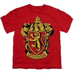 Harry Potter Gryffindor Crest Youth 18/1 100% Cotton Short-Sleeve T-Shirt