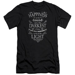 Harry Potter Happiness Men's Ultra-Soft 30/1 Cotton Slim Short-Sleeve T-Shirt