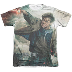 Harry Potter Harry Vs Voldemort Men's Regular Fit Poly Cotton Short-Sleeve T-Shirt