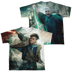 Harry Potter Harry Vs Voldemort Youth Regular Fit Poly Short-Sleeve T-Shirt