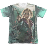 Harry Potter Hermione Final Battle Men's Regular Fit Poly Cotton Short-Sleeve T-Shirt