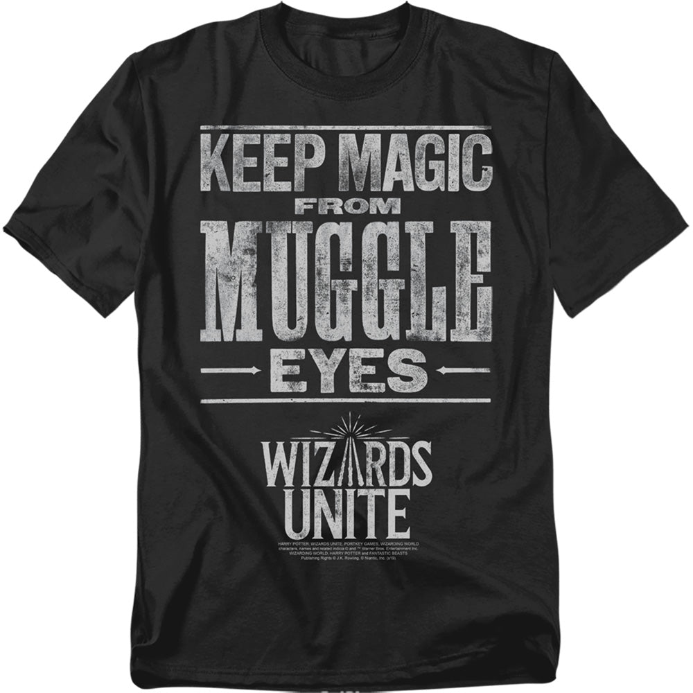 Harry Potter Hidden Magic Men's 18/1 Cotton Short-Sleeve T-Shirt