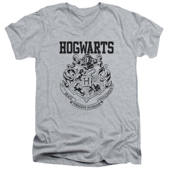 Harry Potter Hogwarts Athletic Men's 30/1 Cotton Slim V-Neck T-Shirt