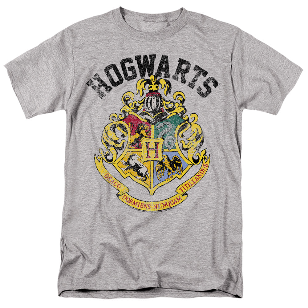 Harry Potter Hogwarts Crest Men's 18/1 Cotton Short-Sleeve T-Shirt
