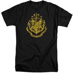 Harry Potter Hogwarts Crest Men's 18/1 Tall Cotton Short-Sleeve T-Shirt