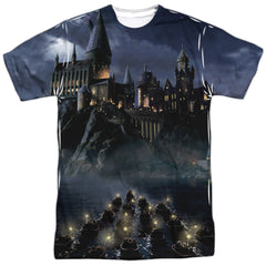 Harry Potter Hogwarts Men's Regular Fit Polyester Short-Sleeve T-Shirt