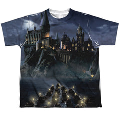 Harry Potter Hogwarts Youth Regular Fit Poly Short-Sleeve T-Shirt