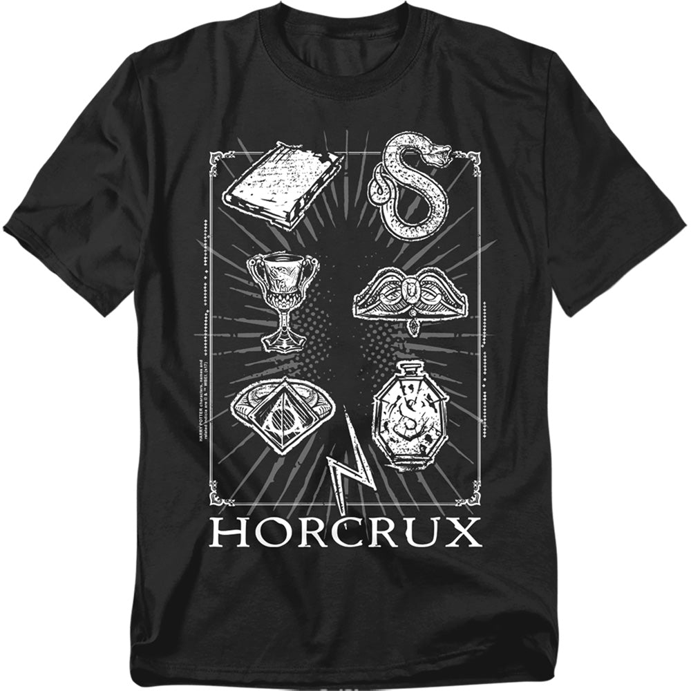 Harry Potter Horcrux Symbols Men's 18/1 Cotton Short-Sleeve T-Shirt