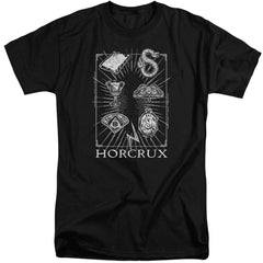 Harry Potter Horcrux Symbols Men's 18/1 Tall Cotton Short-Sleeve T-Shirt