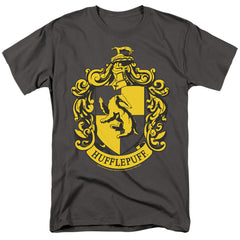Harry Potter Hufflepuff Crest Men's 18/1 Cotton Short-Sleeve T-Shirt