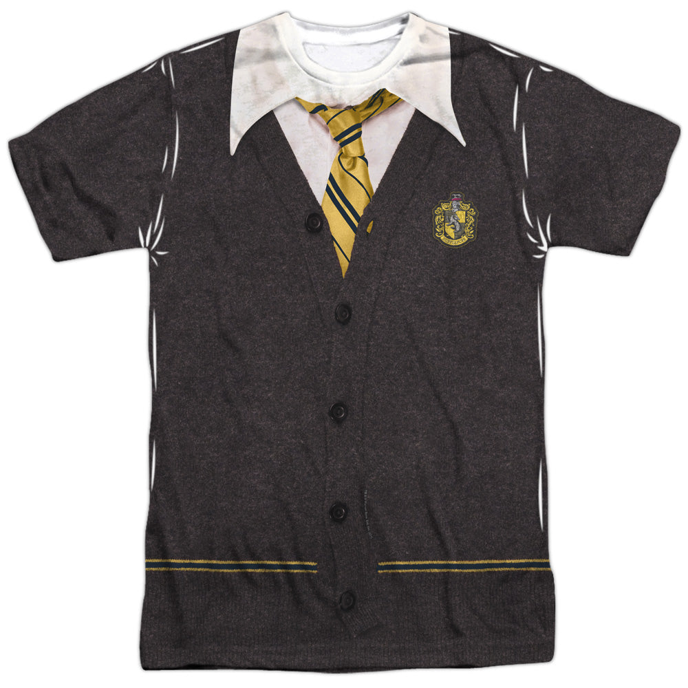 Harry Potter Hufflepuff Uniform Men's Regular Fit Polyester Short-Sleeve T-Shirt