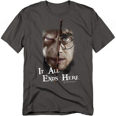 Harry Potter It All Ends Here Men's 18/1 Cotton Short-Sleeve T-Shirt