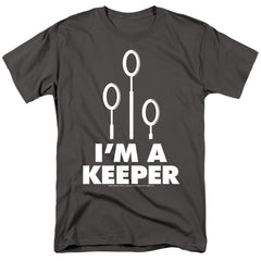 Harry Potter Keeper Men's 18/1 Cotton Short-Sleeve T-Shirt