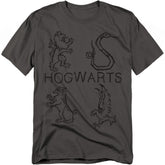 Harry Potter Literary Crests Men's 18/1 Cotton Short-Sleeve T-Shirt