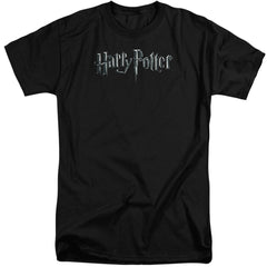 Harry Potter Logo Men's 18/1 Tall Cotton Short-Sleeve T-Shirt