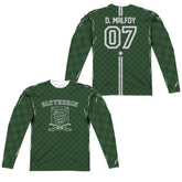 Harry Potter Malfoy Sweater (Front/Back Print) Men's Regular Fit Polyester Long-Sleeve T-Shirt