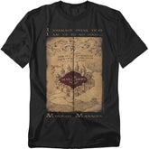 Harry Potter Marauders Map Words Men's 18/1 Cotton Short-Sleeve T-Shirt