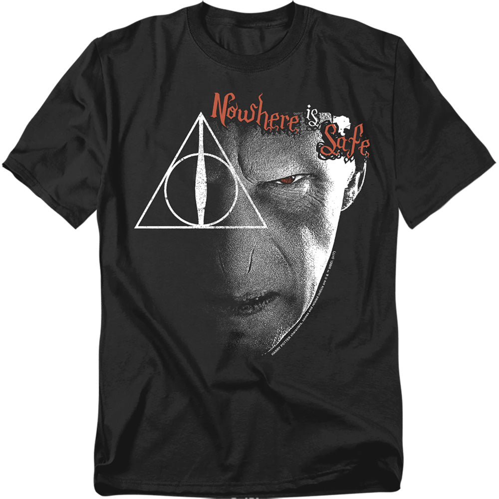 Harry Potter Nowhere Is Safe Men's 18/1 Cotton Short-Sleeve T-Shirt