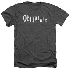 Harry Potter Obliviate Men's 30/1 Heather 60 40 Poly Short-Sleeve T-Shirt