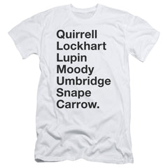 Harry Potter Professors Men's Ultra-Soft 30/1 Cotton Slim Short-Sleeve T-Shirt