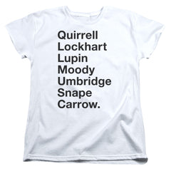 Harry Potter Professors Women's 18/1 Cotton Short-Sleeve T-Shirt